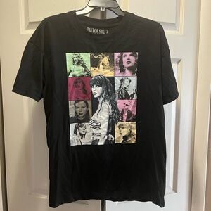 Taylor Swift The Eras Tour Black Tee